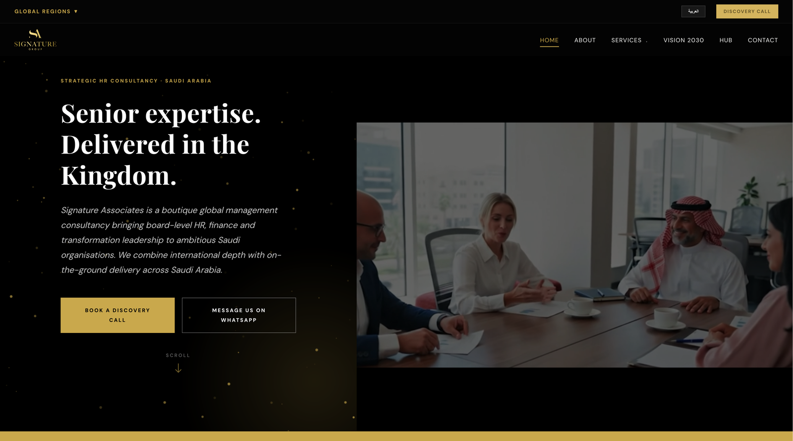 Signature Associates website